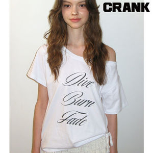 ★CRANK★LACE STRING OFF SHOULDER TOP_WHITE ★正規品/送料込