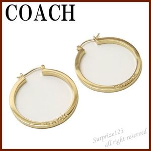【即発】コーチ COACH ピアス フープ リング ワッカ レディース
