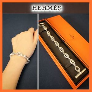 ☆直営店☆ 【HERMES】 シェーヌ・ダンクル ブレスレット MM
