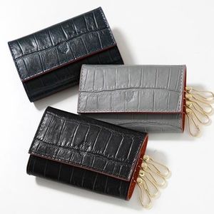 Felisi キーケース 845 2 SA レザー クロコダイル型押し 4連