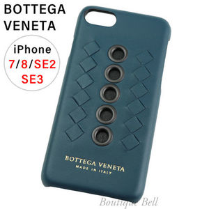 国内即発!ボッテガ・ヴェネタ レザー iPhone7/8/SE ケース Blue
