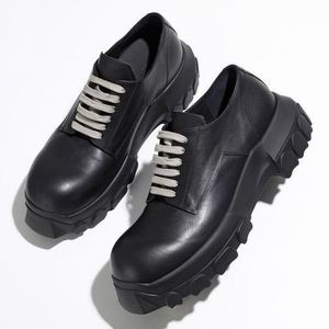 Rick Owens レザーシューズ LACEUP BOZO TRACTOR RU01E5884 LGE