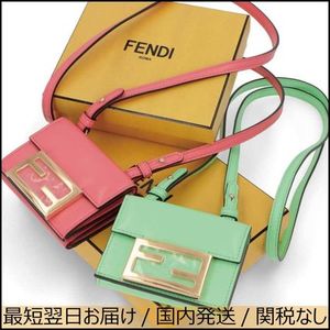 FENDI ショルダーバッグ ウォレットショルダー ロゴ ミニ財布