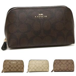 COACH ポーチ コスメ F53385 SIGNATURE COSMETIC CASE 17 化粧
