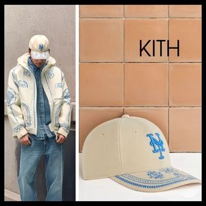 【KITH】New York Mets Embroidered Franchise LS Cap キャップ