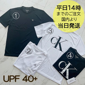 国内在庫・即発可能Calvin Klein 半袖ラッシュガード