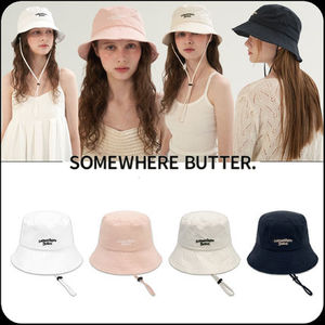 [SOMEWHERE BUTTER]★24SS★韓国人気★Wave logo safari hat