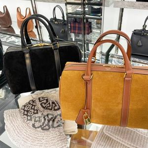 CELINE ボストン / スエードカーフスキン