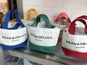 DEAN&DELUCA ミニ2wayトートバッグ ショルダーバッグ バイカラー