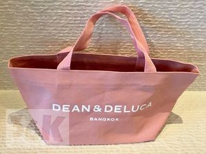DEAN&DELUCA バンコク限定トートバッグ 新色Dusty Rose Ssize