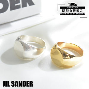 JIL SANDER 指輪 リング メンズ フラットシェイプ J29UQ0002