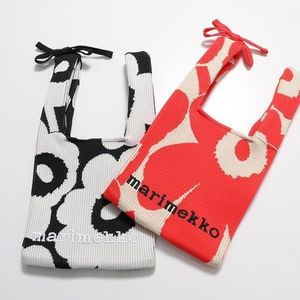 marimekko バッグ Knitted Mini Tote Unikko ウニッコ 094145