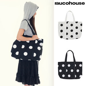 【Raucohouse】Dot cotton tote bag