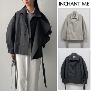 【INCHANT ME】Avan Classic Double Trench Jacket