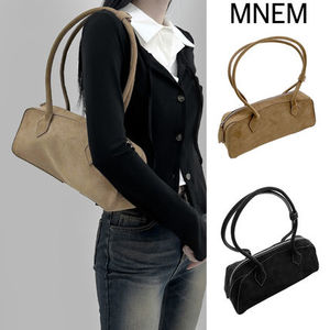 【mnem】Gitter Suede Shoulder Bag