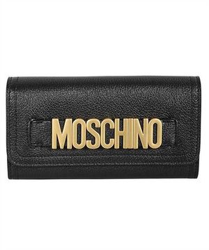 Moschino A8114 8003 LOGO PLAQUE Wallet