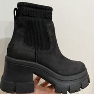 【UGG】★厚底★防水 ロゴ入り  Brooklyn Chelsea ブーツ