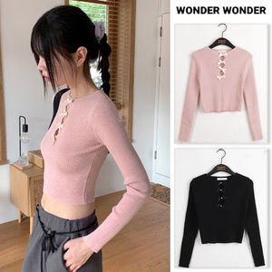 【WONDER WONDER】[Leverable] Ballet Core Ribbon L/S KT