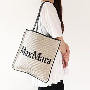 Max Mara トートバッグ EASYBAG A4対応 ラフィア風 5111231600