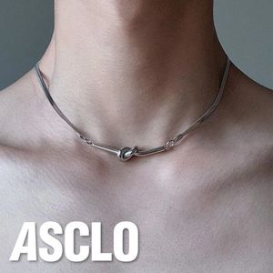 ASCLO Loop Snake Chain Necklace