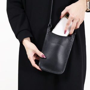 LONGCHAMP スマホショルダー スマホバッグ レザー 34200 021