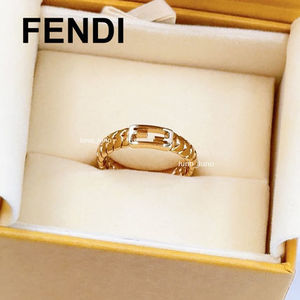 FENDI リング 指輪 バゲット リンクチェーン FF★国内発送★
