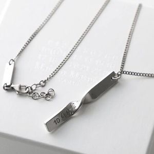 MAISON MARGIELA ネックレス SM1UU0020 S12975 ナンバーロゴ