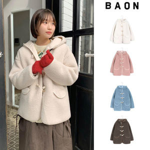 【BAON】Kuani Fleece Duffle Hood Coat