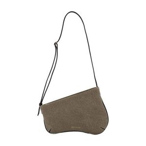 【関税込み】Mini Curve Hobo Bag - Manu Atelier - Grey/Black