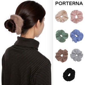 【PORTERNA】Pastel knit big scrunchie