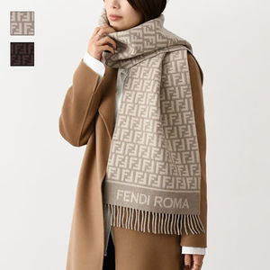 【国内即発】FENDI FF ウール&カシミア マフラー