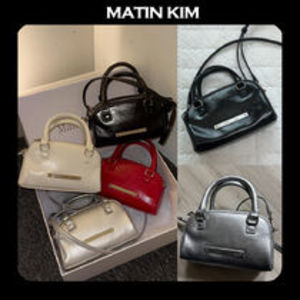 [Matin Kim] DOUBLE ZIPPER MINI CROSS BAG