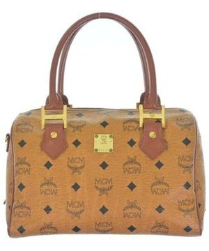 MCM エムシーエム ボストンバッグ オレンジ系 - 4503925E0008