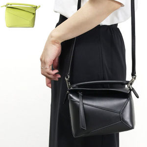 LOEWE ロエベ ショルダー クロスボディバッグ パズルエッジ 本革