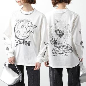 GANNI 長袖 Tシャツ T4064 3649 ロンT