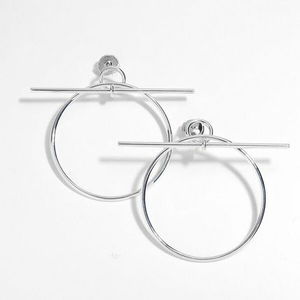 HERMES ピアス LOOP MM ループ H114504B サークル