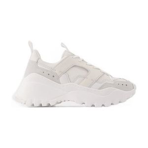 New Lucky 9 Sneakers in White Leather