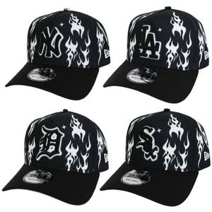 海外モデル New Era MLB 9Forty A-Frame Flame Cap フレイム