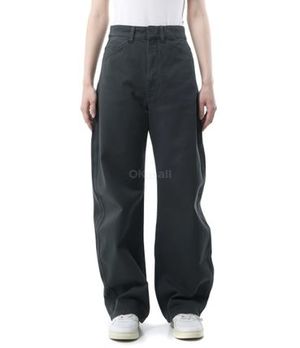 Lemaire|JEANS (High Waisted Curved Pants (PA1052 LD1039
