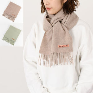 【国内即発】ACNE STUDIOS フリンジウールスカーフ - スキニー