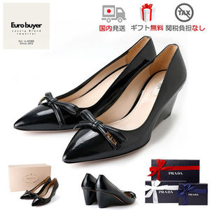 【国内発送・アウトレット】PRADA 1I185D パンプス 38.5 25.5cm