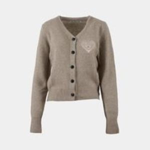 【Mardi Mercredi】RACCOON BLENDED CARDIGAN V NECK SPADE