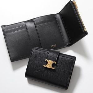 CELINE 三つ折り財布 Fine Strap Wallet ファイン 10M963GHH
