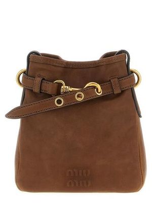 ★Miu Miu★ナッパレザー ポーチ バッグ★ブラウン
