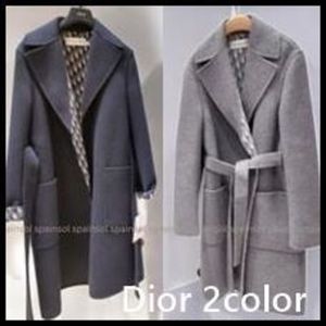【Dior】ダブルフェイスウール ベルトつきコート☆2color