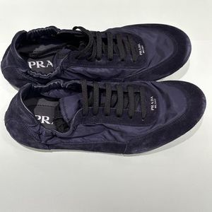 PRADA プラダ コラプス Re-Nylon xスエード スニーカー 1E959N