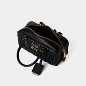 関税負担なし☆MiuMiu アルカディ マテラッセレザー ミニバッグ