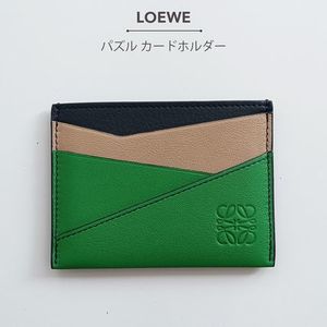 LOEWE パズル プレーン カードホルダー(クラシックカーフ)