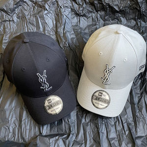 日本未入荷 SAINT LAURENT x New Era ロゴ キャップ 大人気♪