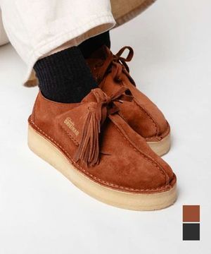 クラークス Clarks 26174019 Trek Wedge. レースアップ 厚底